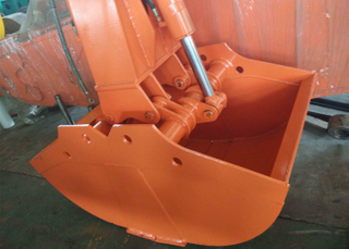 Hitachi ZX200 rotate clamshell grab