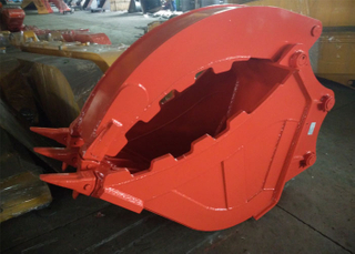 Doosan DX225 grating grab bucket